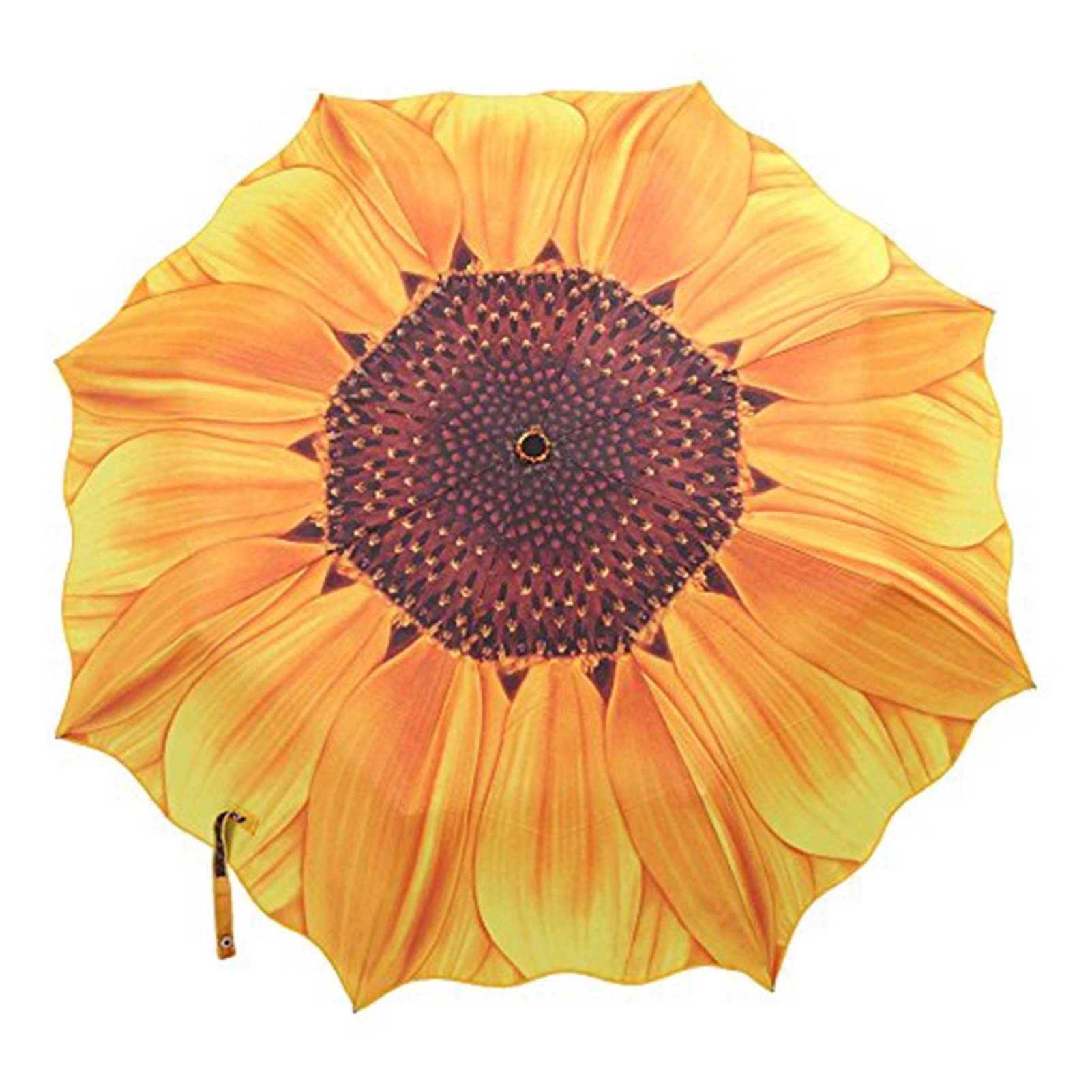 Ombrello Ombrello da viaggio antivento Ombrello di girasole stampato a tre pieghe ombrello pioggia ragazza all'aperto ombrello sentirsi comodo ombrello Pieghevole e Portatile Piccolo - Compatto