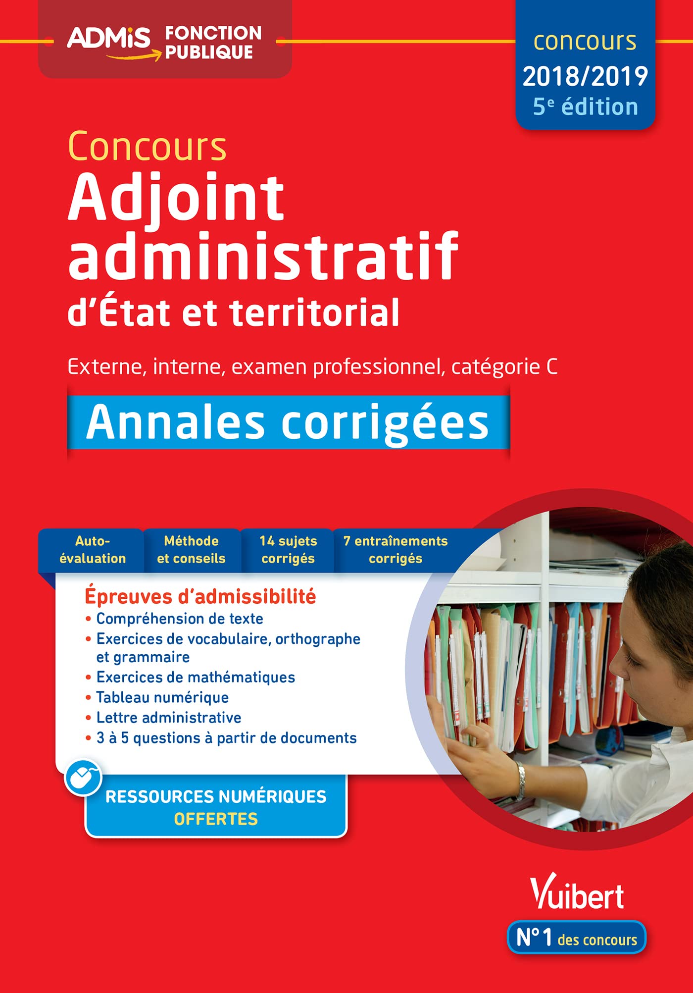 Corrigé Tableau Numérique Concours Adjoint Administratif 2018 Amazon.fr - Concours Adjoint administratif - Catégorie C - Annales  corrigées: État et territorial - Concours 2018-2019 - LAVAUD, Bernadette,  Lefaure, Pierre - Livres