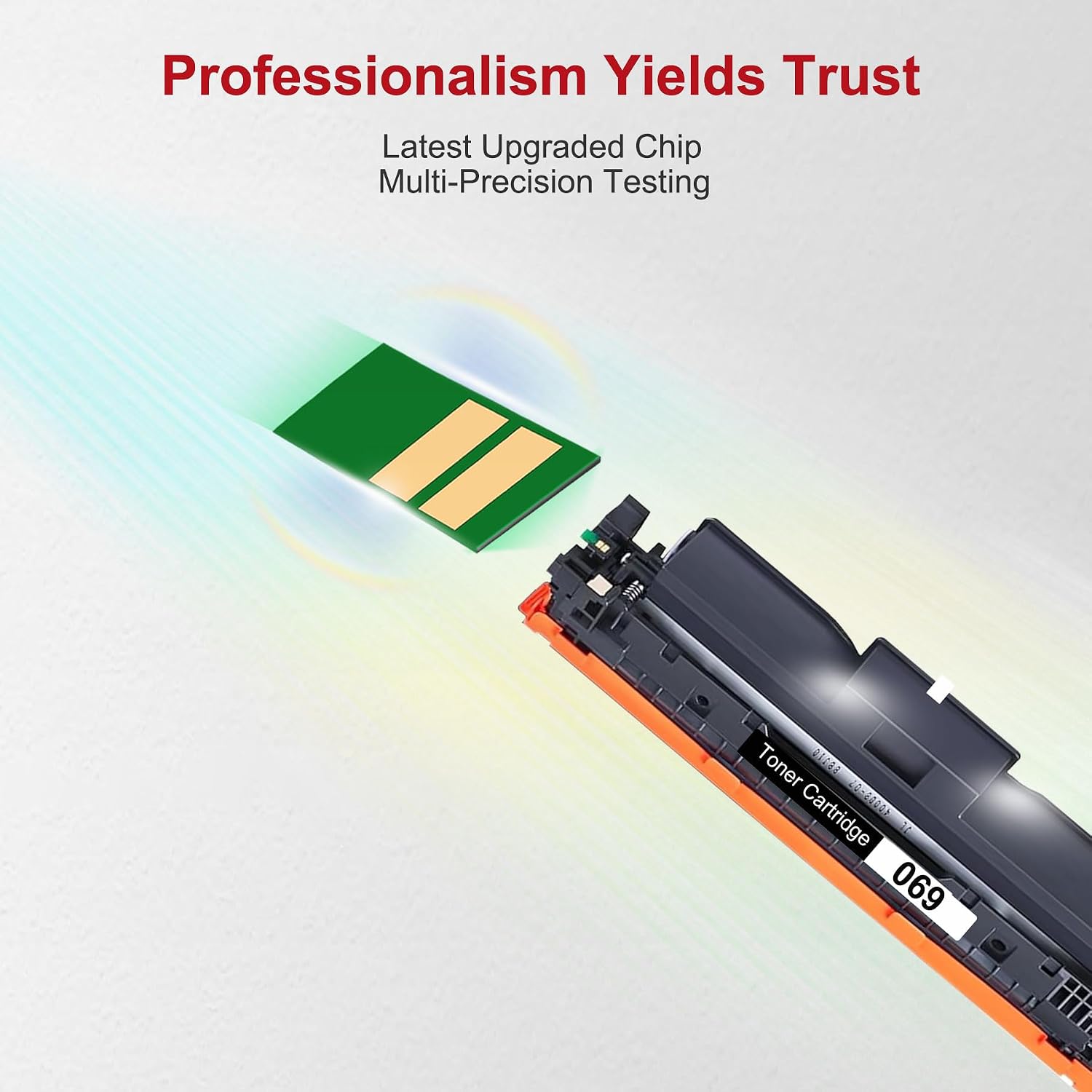 069 Toner Cartridge MF753Cdw High Yield Replacement for Canon 069 069H Toner Cartridge set work with imageCLASS MF753Cdw MF753Cdw II MF751Cdw MF751Cdw ii LBP674Cdw LBP674Cdw II Printer (4PK, BKCMY)