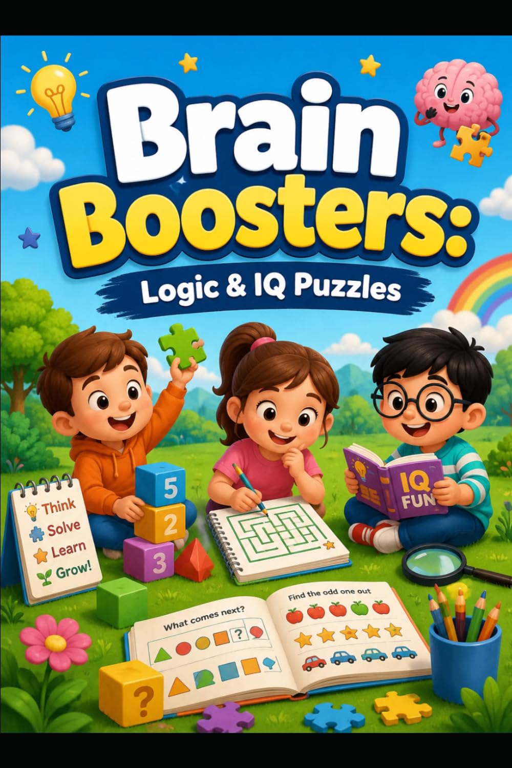 Brain Boosters : Logic & IQ Puzzles: Fun Learning Activities