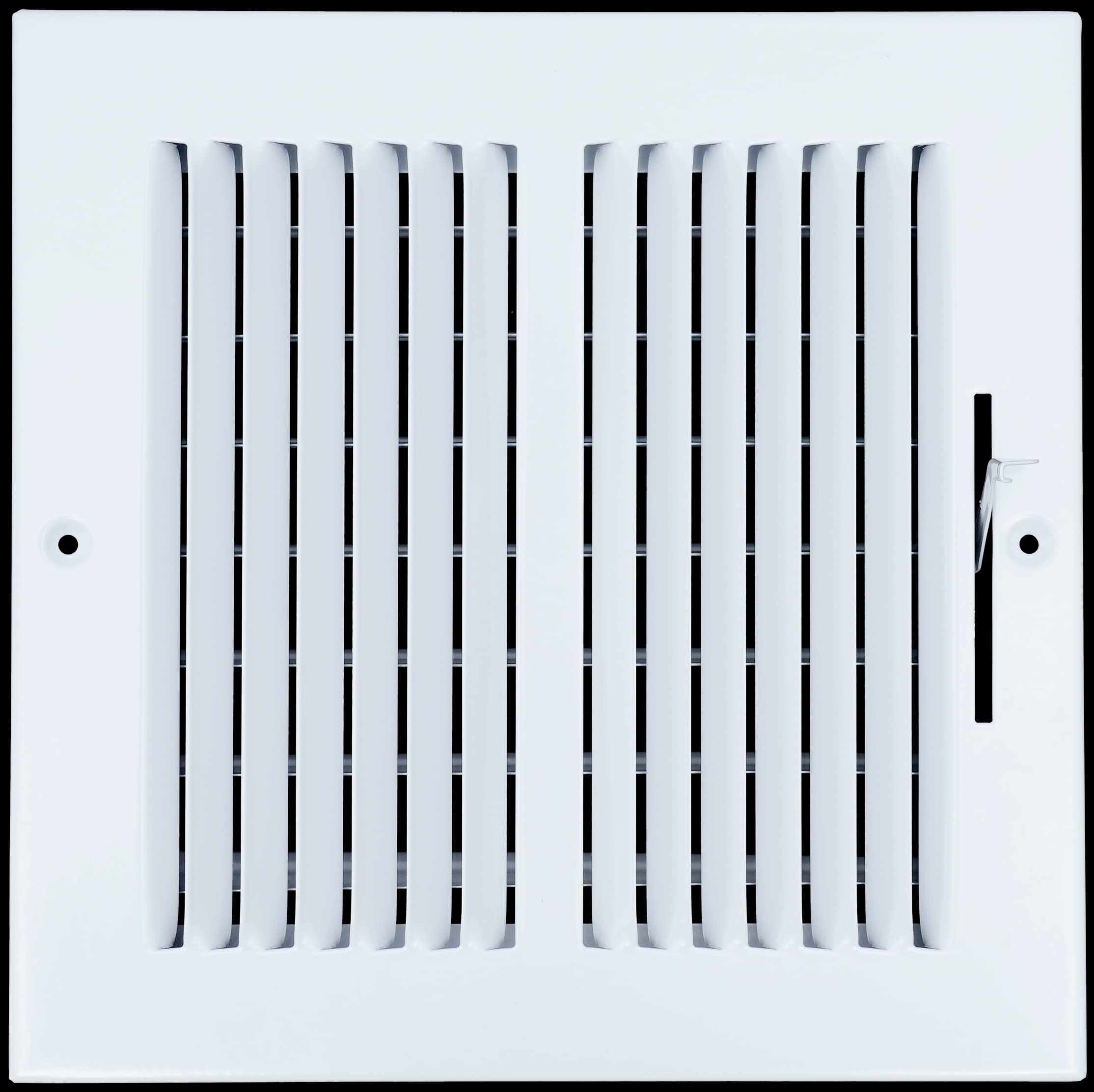 Amazon.com: Handua 8W x 8H [Duct Opening Size] 2 Way Steel Air Supply  Diffuser | Register Vent Cover Grill for Sidewall and Ceiling | White |  Outer Dimensions: 9.75W X 9.75H for