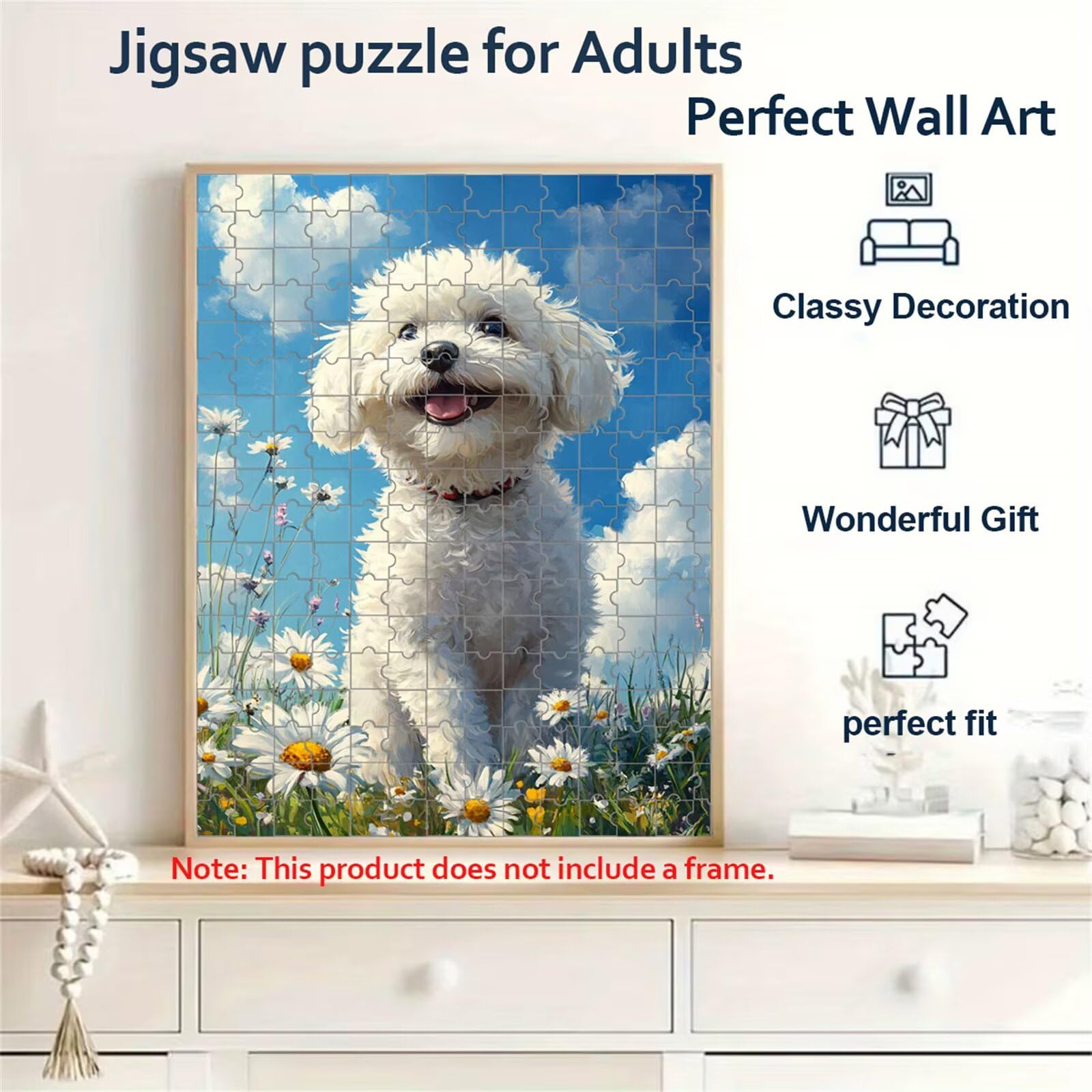 Jezioro Mglisty Puzzle 2000 sztuk dla dorosłych, puzzle dla dorosłych 2000 sztuk góry w zestawie plakat, edukacyjna rozrywka, gra zręcznościowa dla całej rodziny, wymiary: 100 x 70 cm