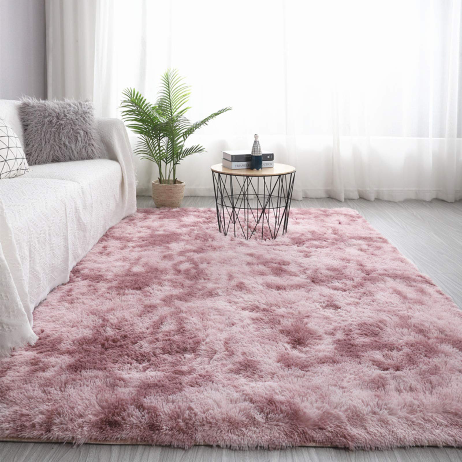 Tapis ultra doux antidérapant pour éviter les glissades sur sol froid de salon et chambre