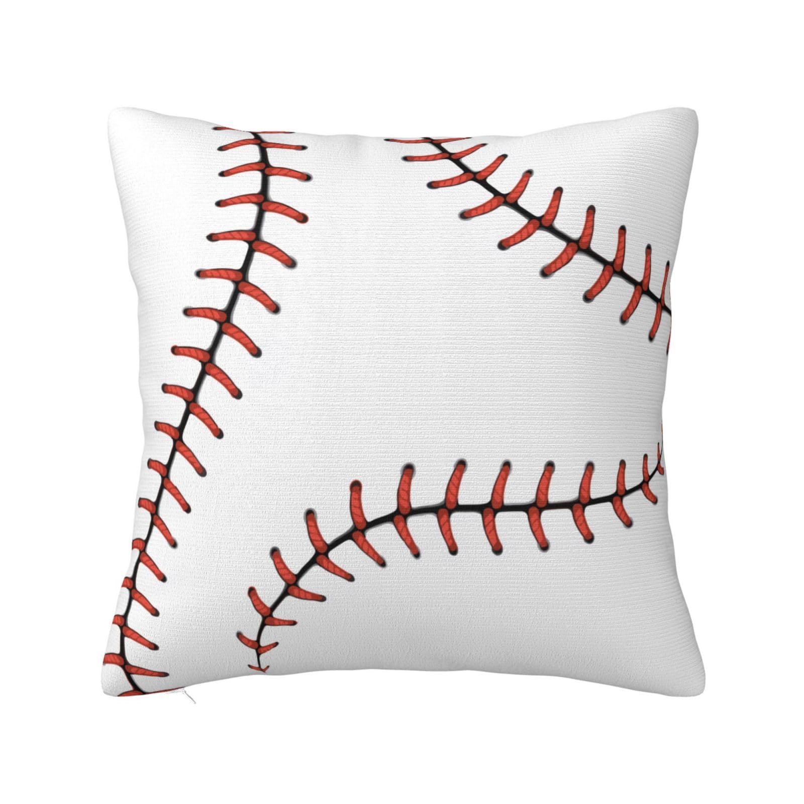 NLCUUIQ Classic Baseball Prints Square Throw Pillow Covers for Couch 16x16 Inch Decorative Cushion Cover Pillow Cases Soft