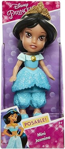 Disney Princess Jakks Pacific - Muñeca de Aladdin-Jasmine, multicolor, 3.0 in (84628)