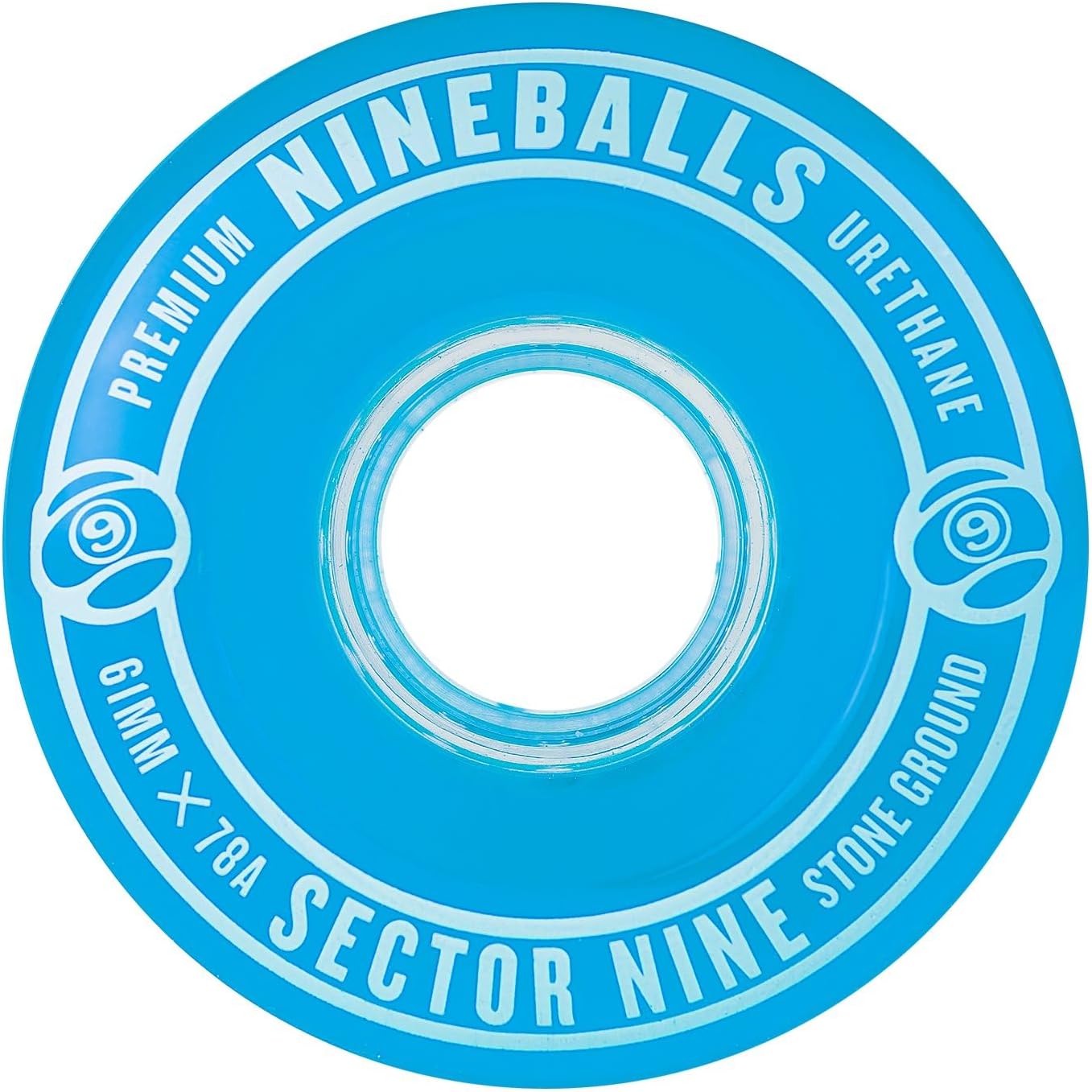Sector 9 61mm 78a Nineball Wheel Set Blue - Factory Direct