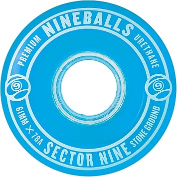 Sector 9 61mm 78a Nineball Wheel Set Blue - Factory Direct