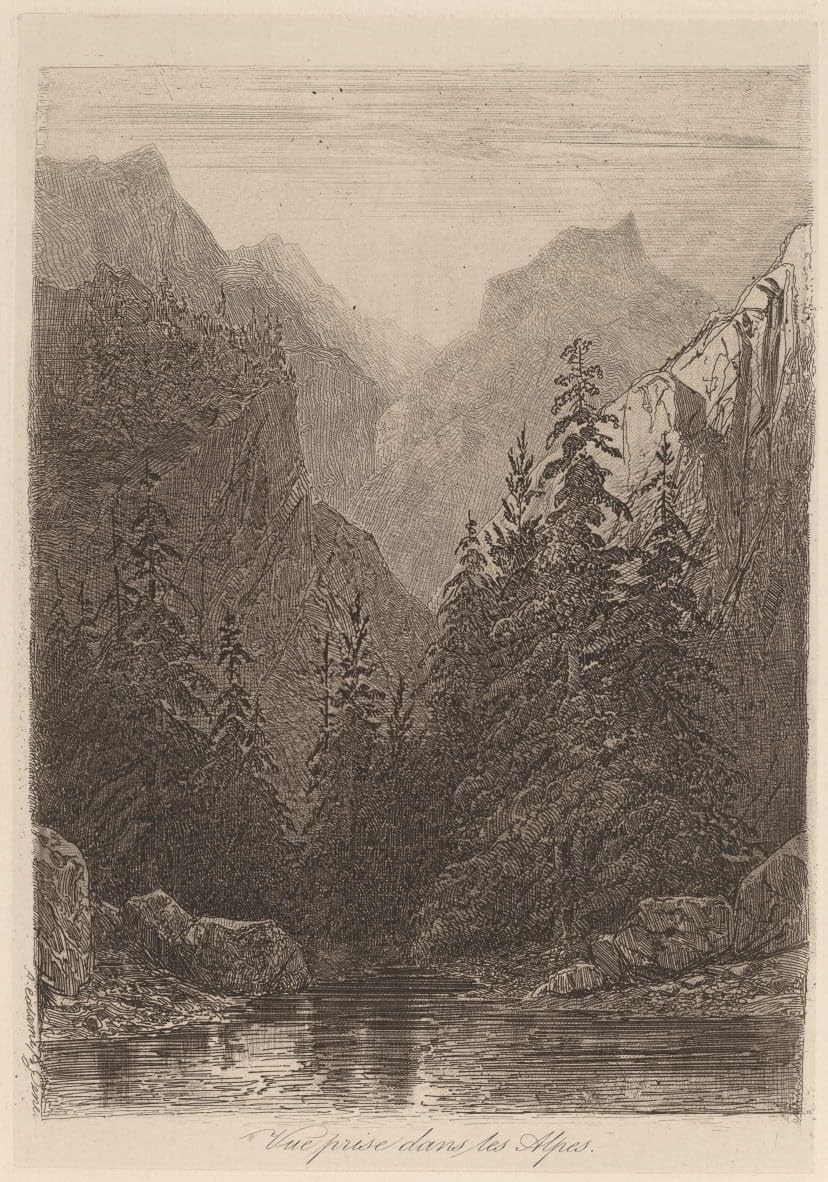 Impression d'affiches Alpes Calame pour sublimer un mur vide 60x90 - 5