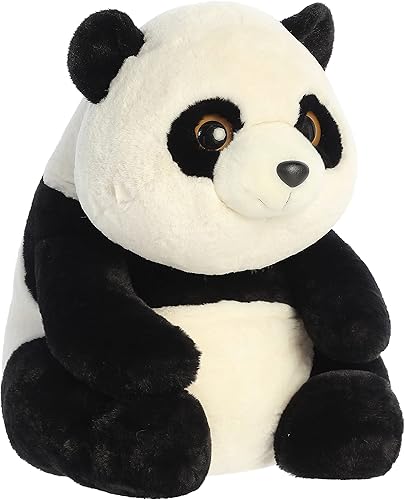 Miniatura 2 de Aurora Adorable animal de peluche Lin Lin Panda - Encanto irresistible - Encanto sin fin - Negro 19.5 pulgadas