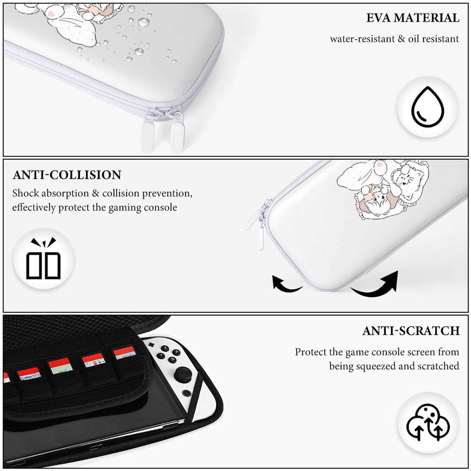Amazon.co.jp: MIKKO ミッコ Switchケース Switchカバー スイッチ