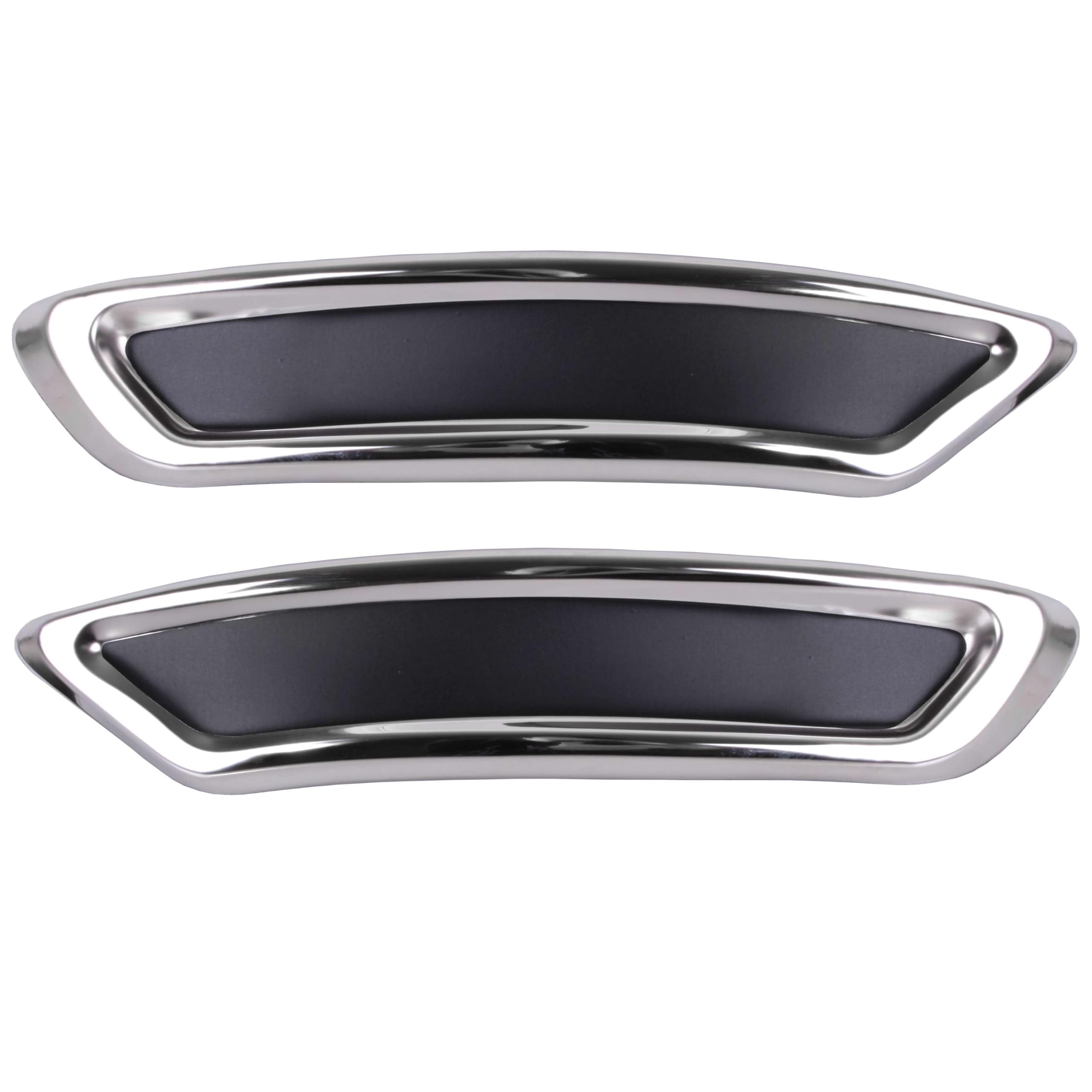 INLY 2 Piezas Tapa del tubo de escape de acero inoxidable compatible con Passat B8 2014-2019