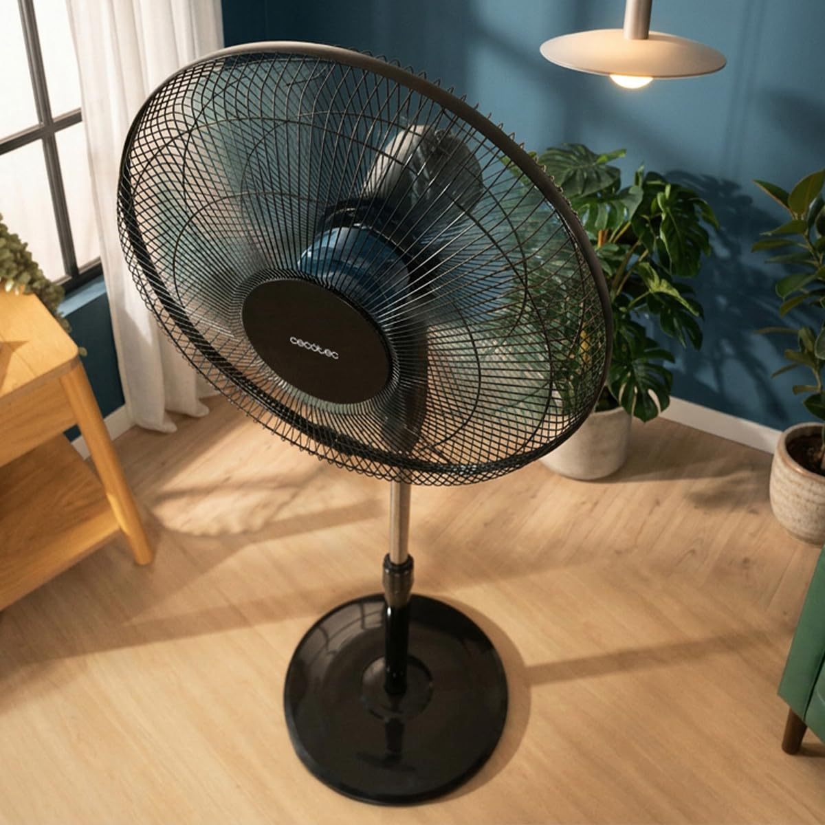 Cecotec Standventilator EnergySilence 515 WindLite Pro 56 W 40 cm 5 Flügel 3 Stufen Oszillation Teleskopstange