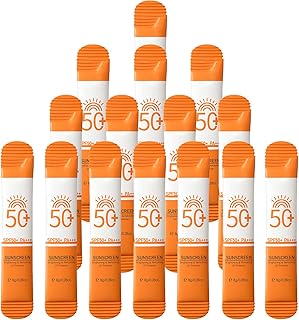 15 protectores solares de tamaño de viaje, SP...