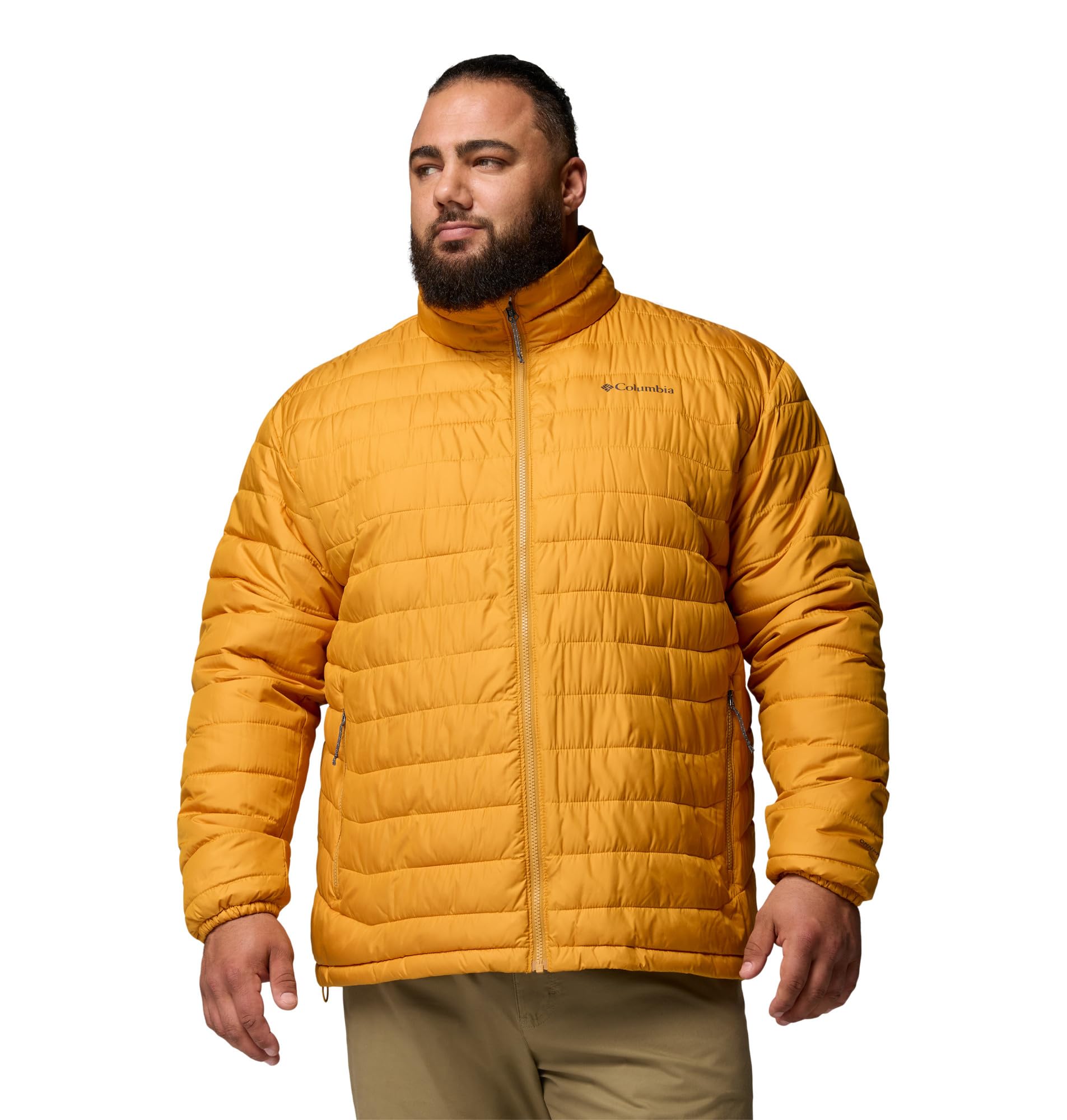 Columbia Men's Powder Lite II Insulated Puffer Jacket, Squash, Small view 5