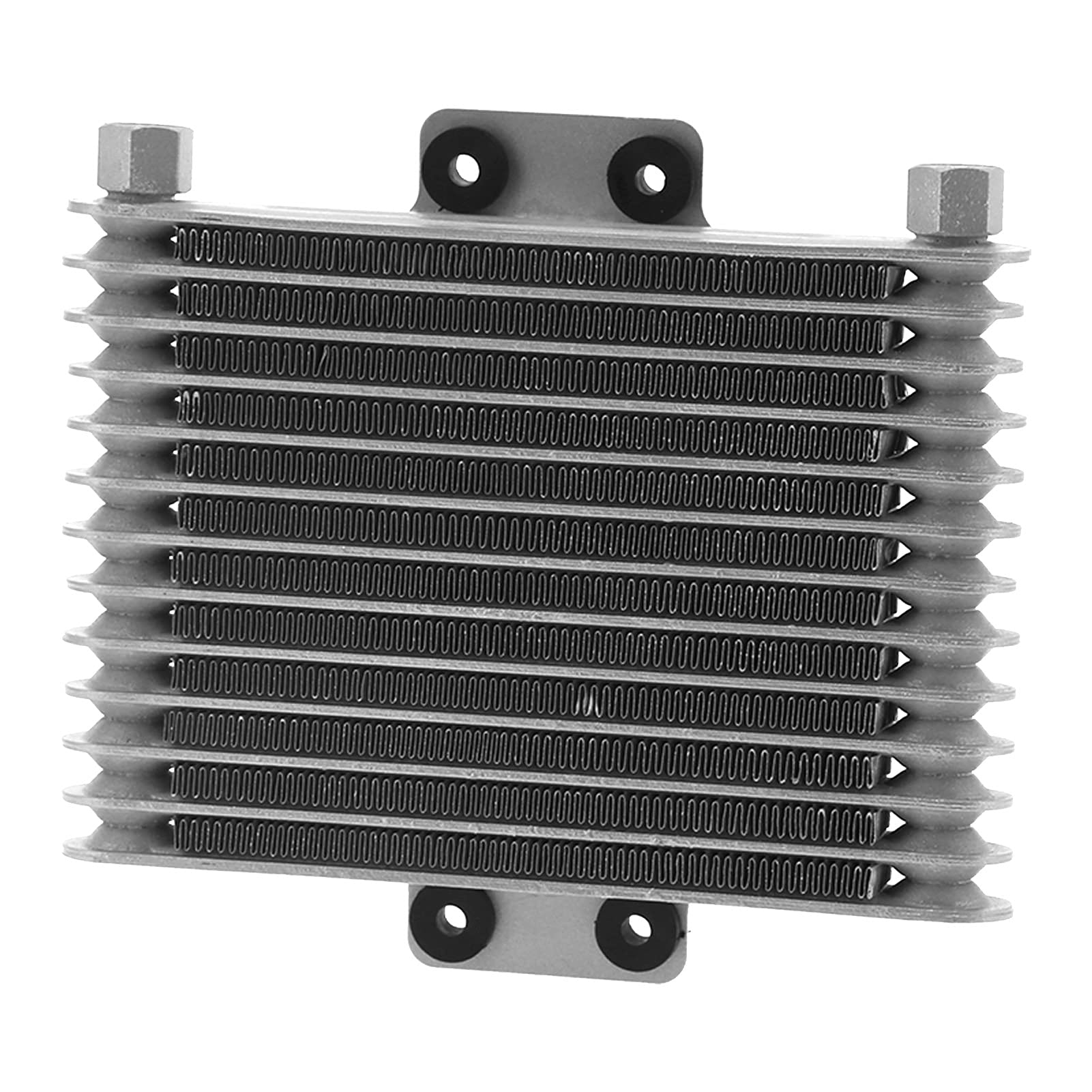 Radiatore Radiatore Radiatore di Radiatore in Alluminio in Lega Argentata Universale per Motocicletta Automobilistica