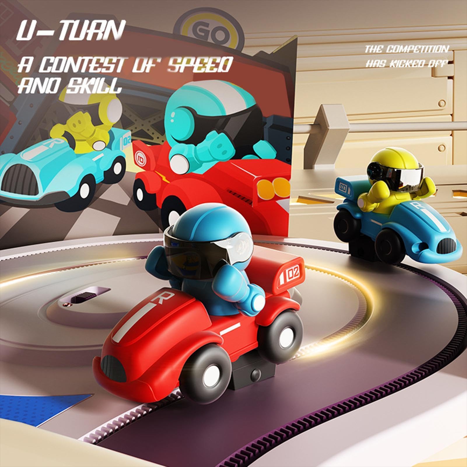 Juego de Carreras Inalámbrico con Detección por Movimiento Juguete | Juego Carreras En Pista Actividad para Adultos en Vacaciones Escolares y Cumpleaños