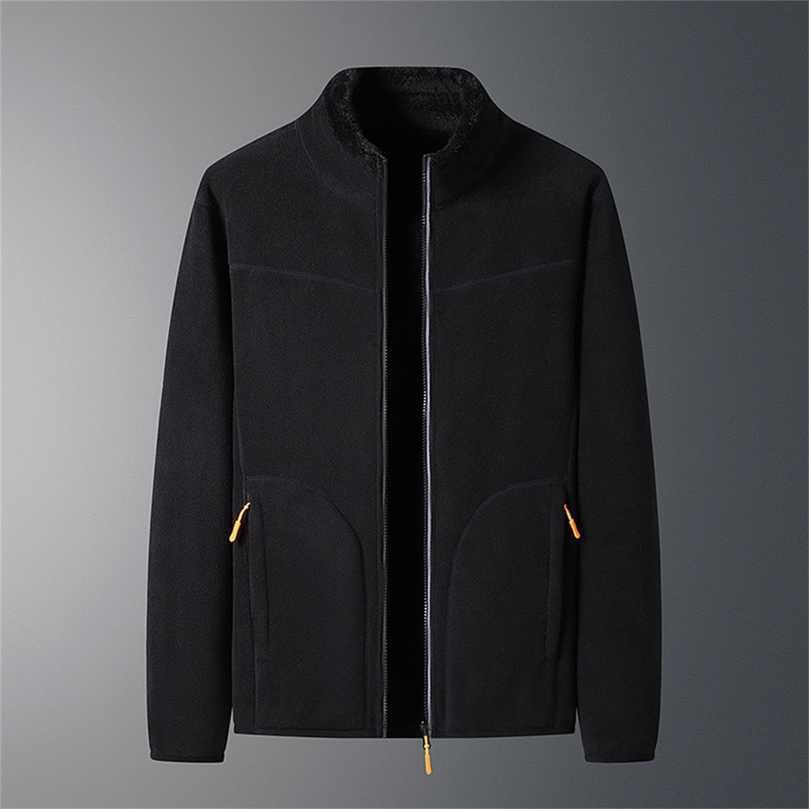 Giacca Uomo Invernale Giacca Sportiva Alla Moda da Uomo e da Donna in Visone, Top Casual Autunnale e Invernale Giacche Di Pile Giacca Moto