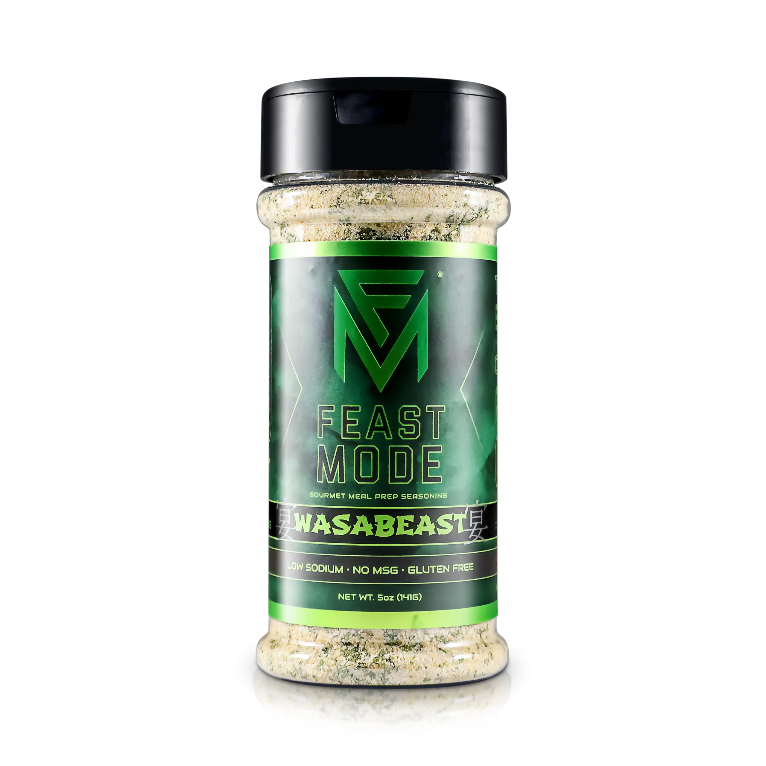 Wasabeast | Feast Mode Flavors | Wasabi flavored seasoning | Low Sodium | No MSG | Gluten Free | Meal Prep Seasoning | Healthy | Great on chicken, fish, rice, pork, mutant lizards