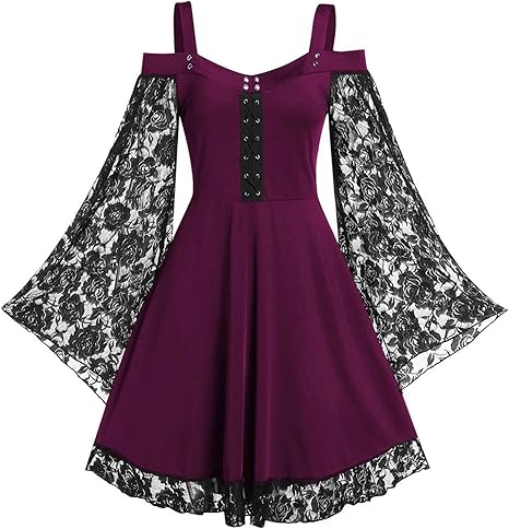 OIOLOYJM Sexy Plus Size Halloween Costumes Woman 2025 Witch Costume Women Vampire Gothic Corset Renaissance Dresses Clothes