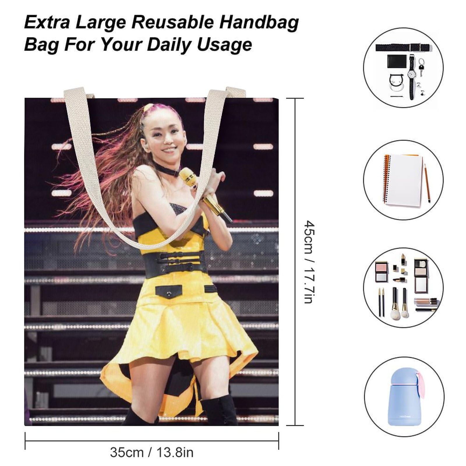Amazon.co.jp: 安室 奈美恵 (25) キャンバスバッグ ショッピングバッグ