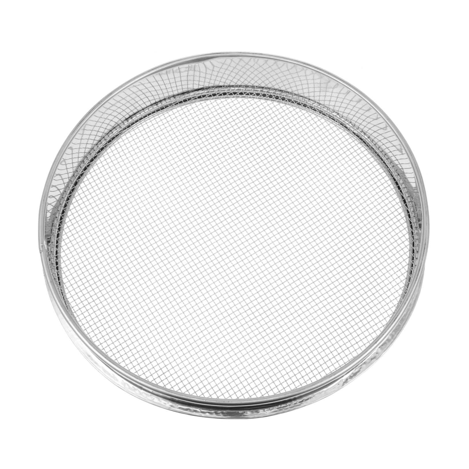 OKUMEYR Stainless Steel Grains Sieve Mesh Cereal Sifter for Effortless Sieving of Mung Beans and Corn Manual Tool for Kitchen Baking and Cooking