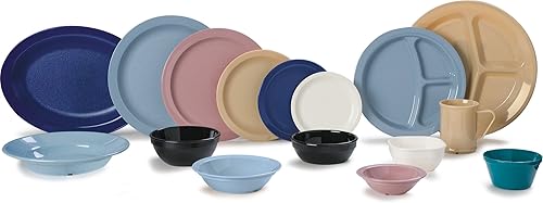 Miniatura 6 de Carlisle FoodService Products PCD30515 - Frutero de policarbonato, con borde, capacidad de 5 onzas, 3.5 x 1.25 pulgadas, color verde azulado (caja