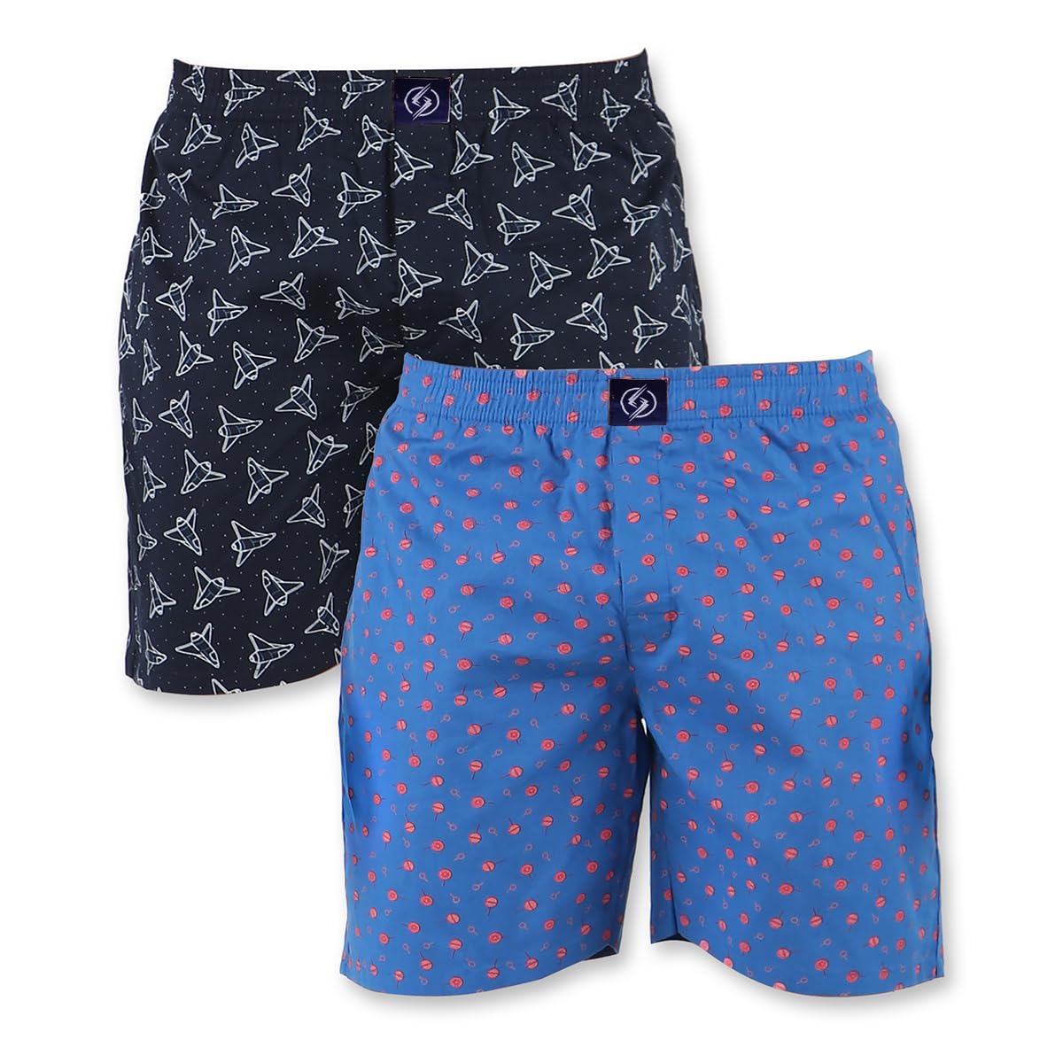 supersquad Men's Multicolor Cotton Printed Regular Boxer Shorts (Pack of 2) New-MBB-10-XXL-picture-46