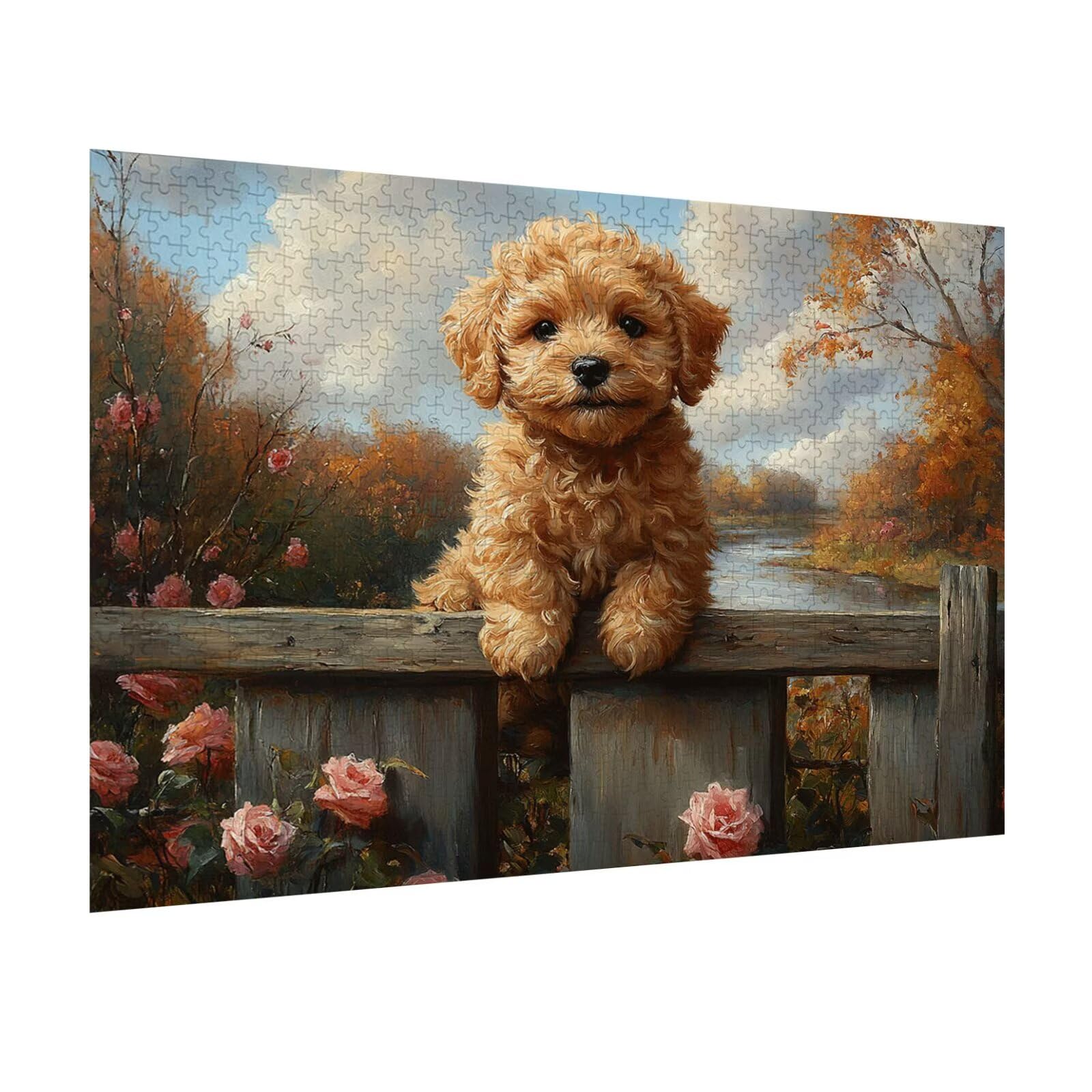1500 sztuk puzzli dla dorosłych jesienne wymagające gry logiczne, n-705