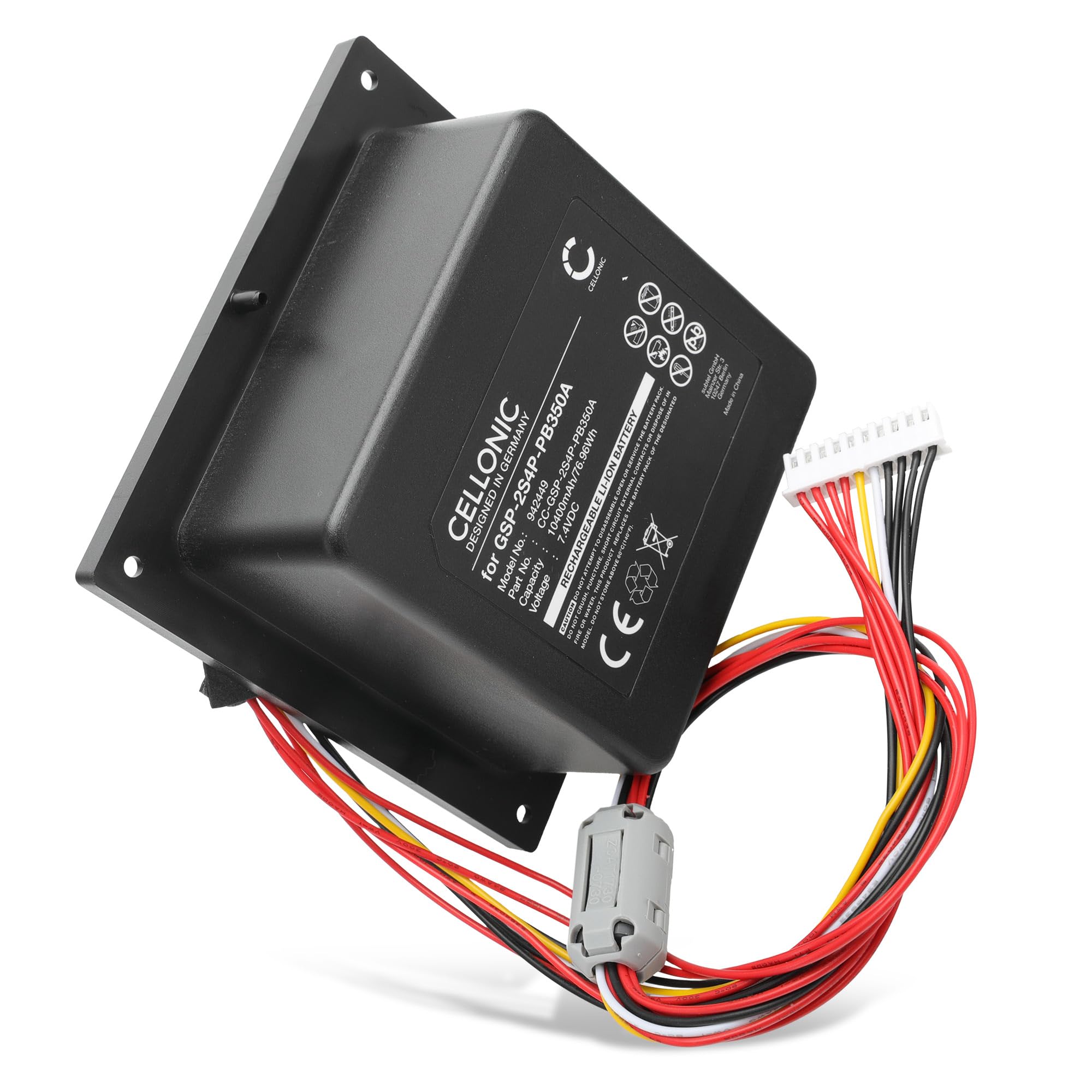 CELLONIC 1x Batterie pour Enceinte Compatible avec JBL PartyBox 310, GSP-2S4P-PB350A - (10400mAh, 7.4V)