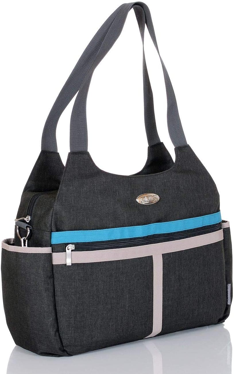 LCP Kids Baby Changing Bag PARIS Nappy Diaper shoulder belt - pushchair universal fixing hooks - waterproof mat