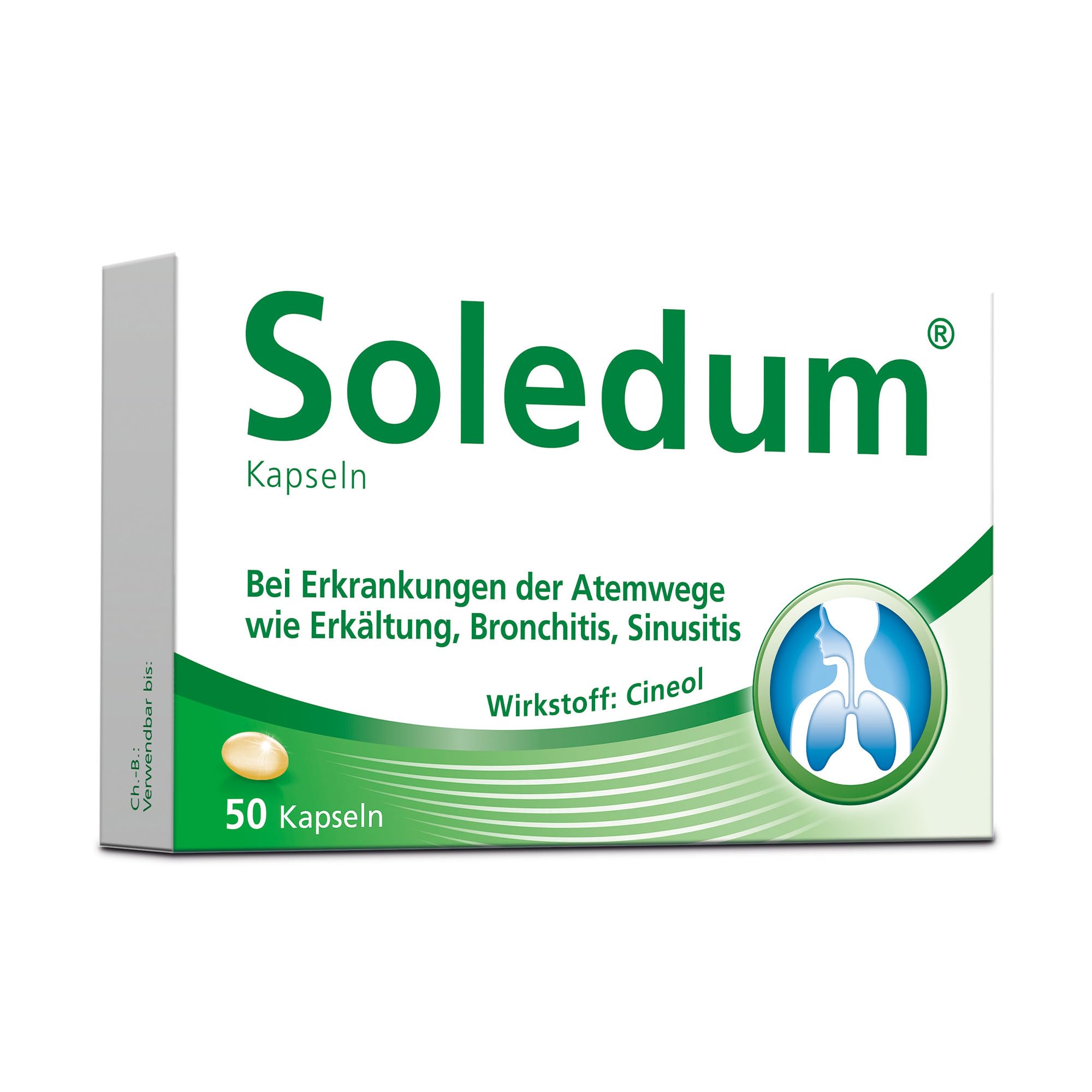 Soledum Kapseln – 50 Kapseln (Erkältungskapseln mit Cineol)
