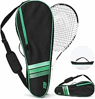 Fitby Lightweight Tennis Racquet Bag for Men & Women - Durable 27x10 Inch Bag Fits Multiple Rackets, Adjustable Strap, Side Pockets