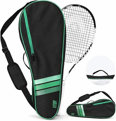 Bolsa de tenis duradera - Bolsa ligera para raqueta para hombres, mujeres y profesionales - Interior espacioso