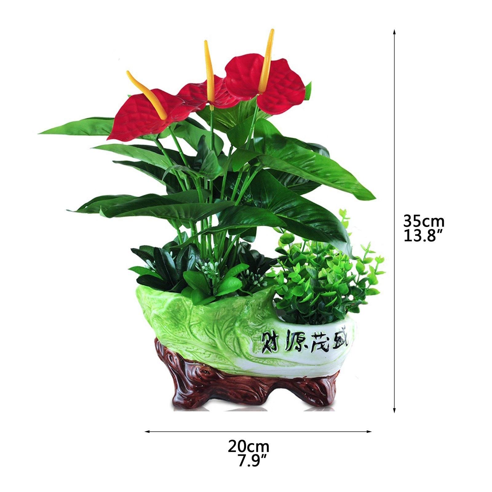 Amazon.com: XXXXW Artificial Potted Plant Decor Faux Plants