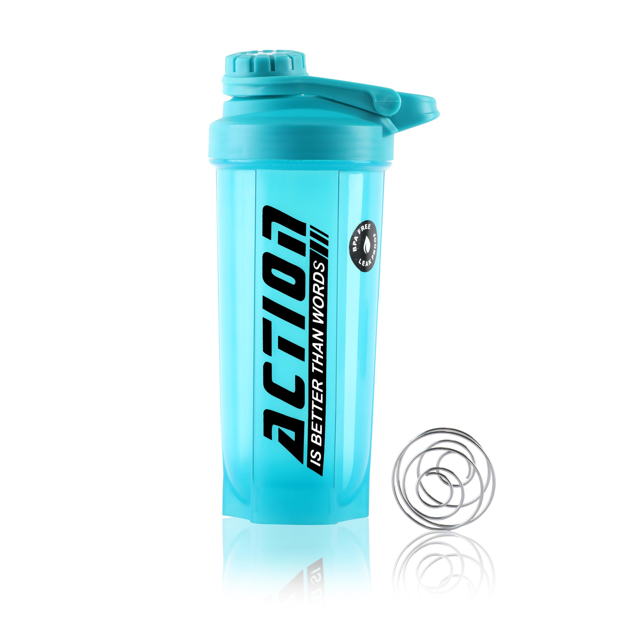 Zyro Action gym Shaker The Ultimate Shaker For Protein Shake Sipper Bottle for Kids & Adults and Gym-Workouts,BCAAs & BPA Free, 750 ml Shaker bottle (Color-Turquoise, Plastic, Pack of 1) (B0CR1PFJFW) Amazon Price History, Amazon Price Tracker