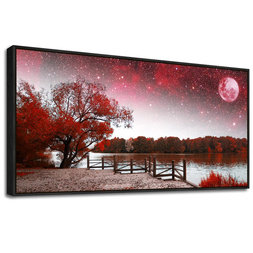 Framed Canvas Wall Art For Living Room Large Size Wall