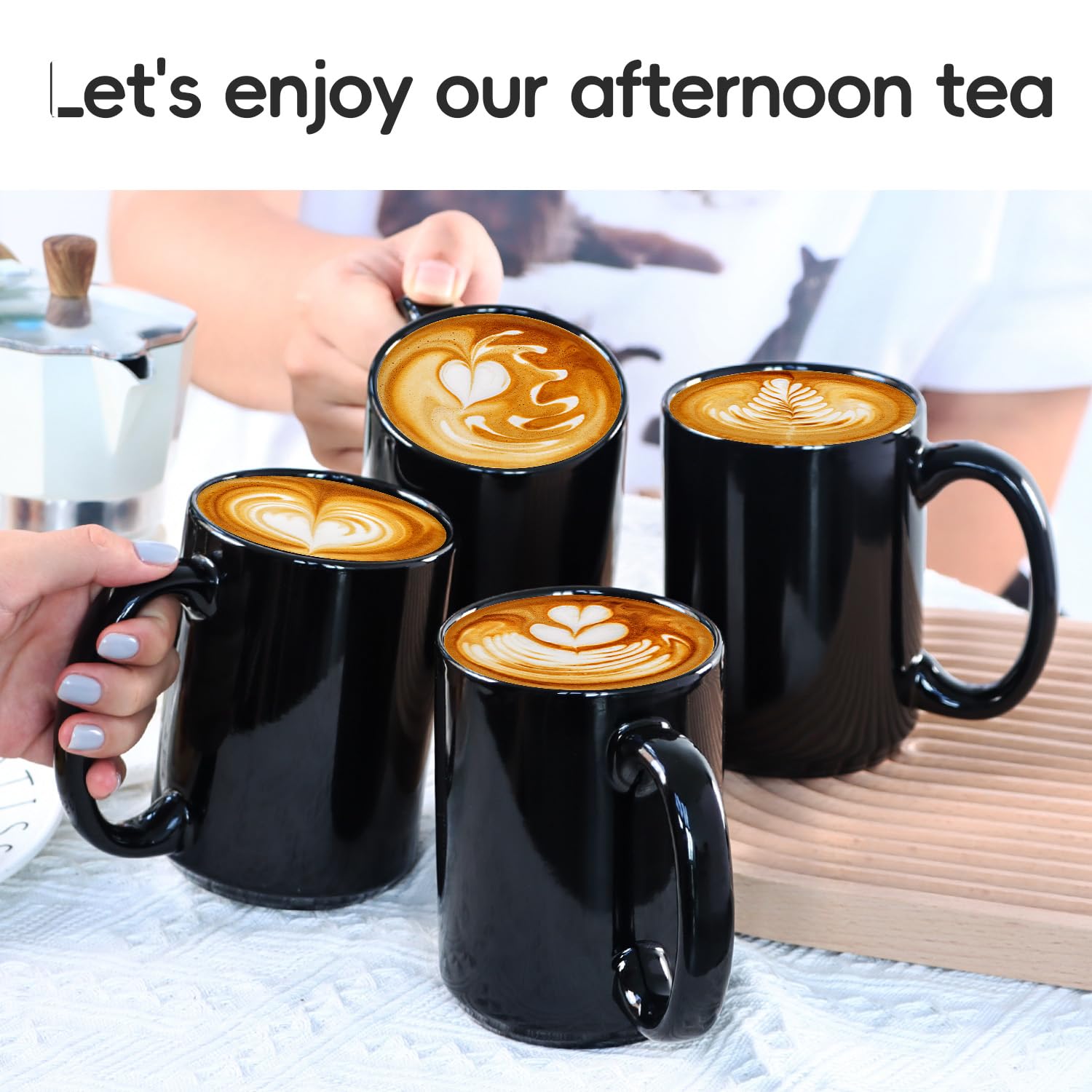 1 litre coffee mug But First Coffee Mug | Large 16 Oz Coffee Cup main image 0