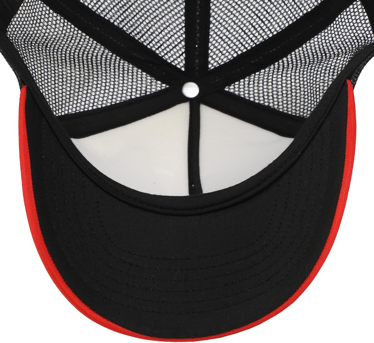 NASA Logo Red & White Trucker Hat - Image 6