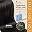 DOORES Real Human Hair Extensions, Natural Black 16 Inch 7 pcs 110g, Seamless Clip in Hair Extensions with Straight Invisi Edge