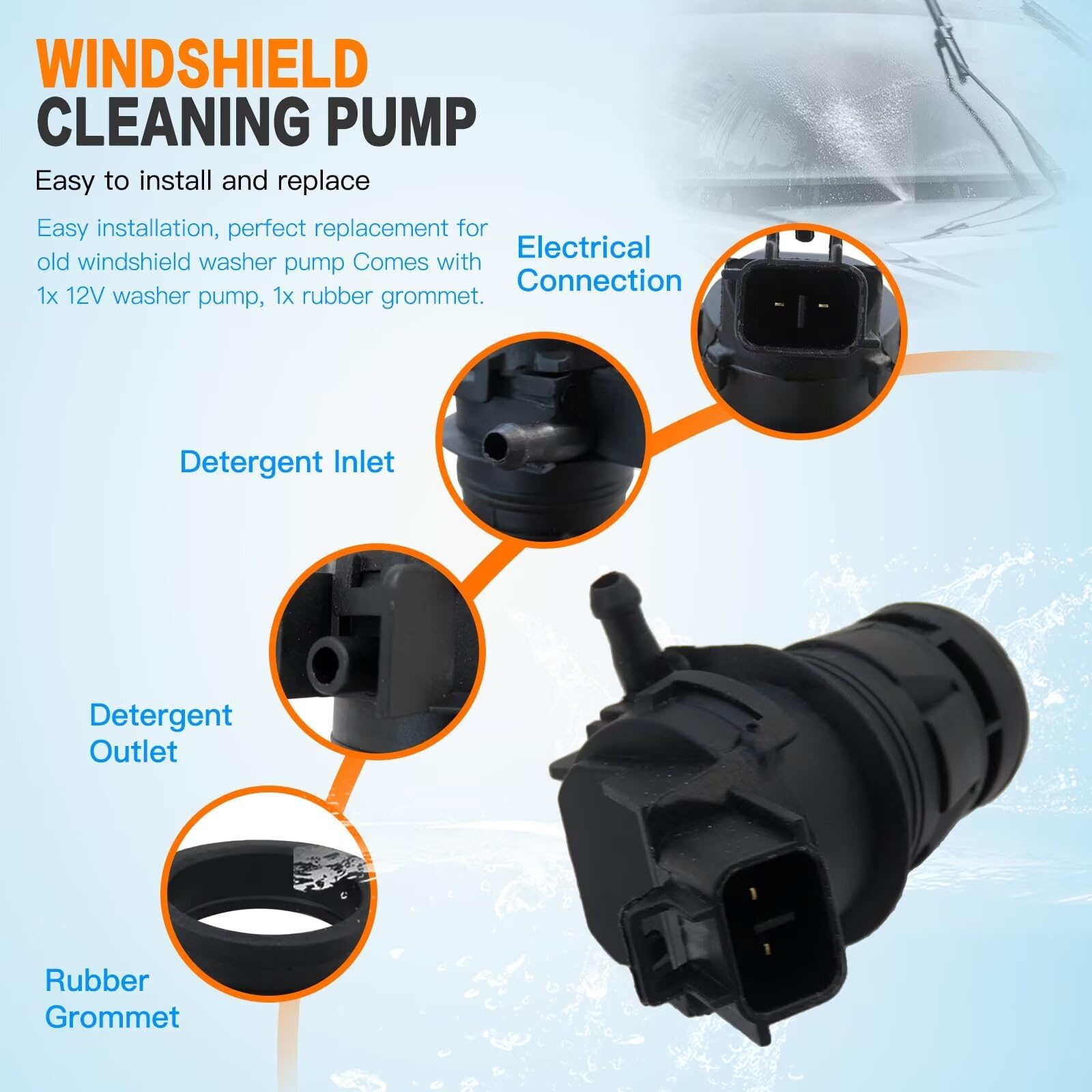 Amazon.com: USonline911 85330-60190 Windshield Washer Pump For