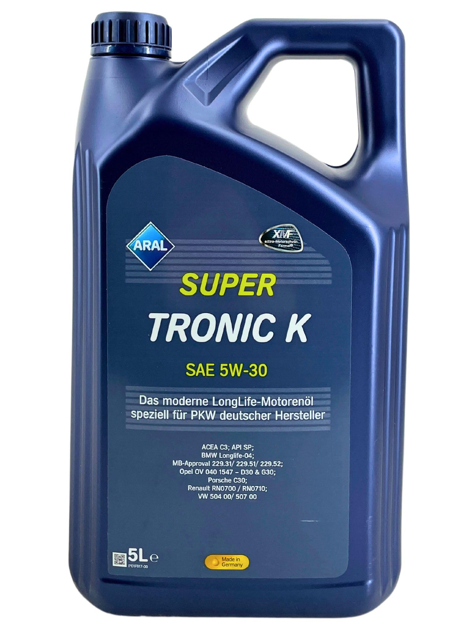 Aral SuperTronic K 5W-30 Motorenöl (10L Set / 5+5 Liter) - PKW Leichtlauföl für Benzin & Diesel mit DPF