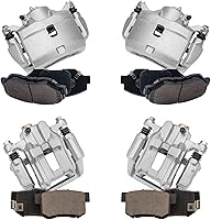 Vista 9 de Detroit Axle - Zapatas de freno traseras para 93-07 Subaru Forester Impreza Saab 9-2X, 90-99 Legacy 1993 1994 1995 1996 1997 1998 1999, Reemplazo