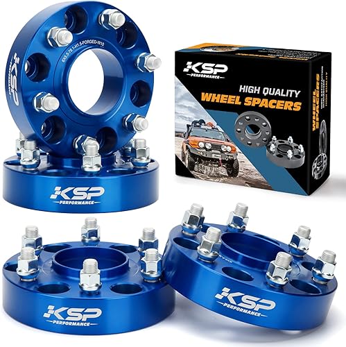 Miniatura 8 de KSP 6x5.5 Wheel Spacers for Chevy Silverado GMC Sierra, 2inch 6x139.7mm Lug Centric Spacer for Suburban Express 1500 Escalade Yukon, 50mm Wheel