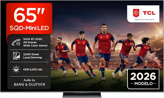 TCL 65C8L 65 Pulgadas SQD-Mini LED 4K HDR10+ Smart TV