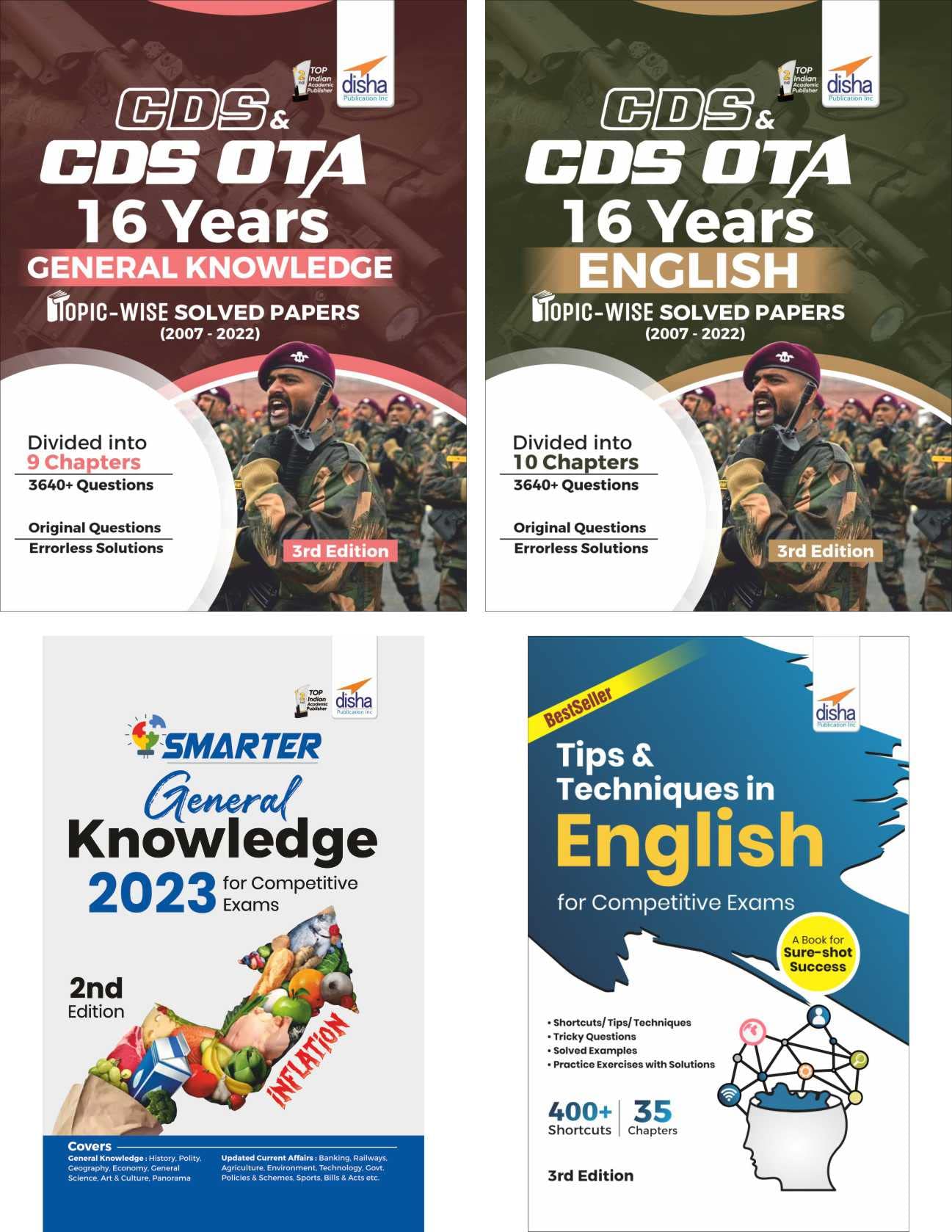 Buy CDS & CDS OTA 16 Years English & General Knowledge Topicwise
