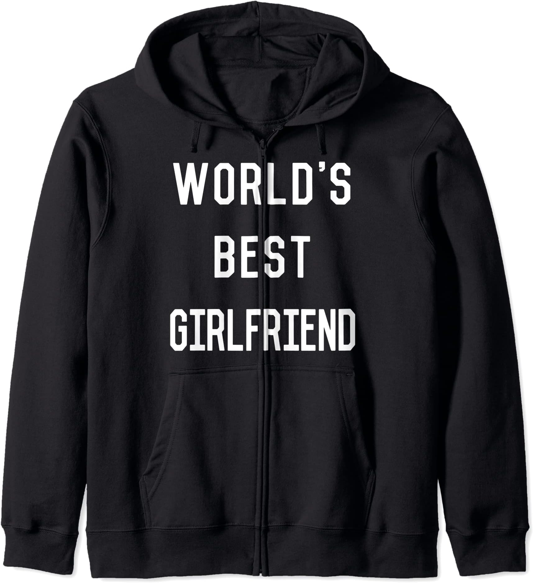 World's Best Girlfriend Zip Hoodie