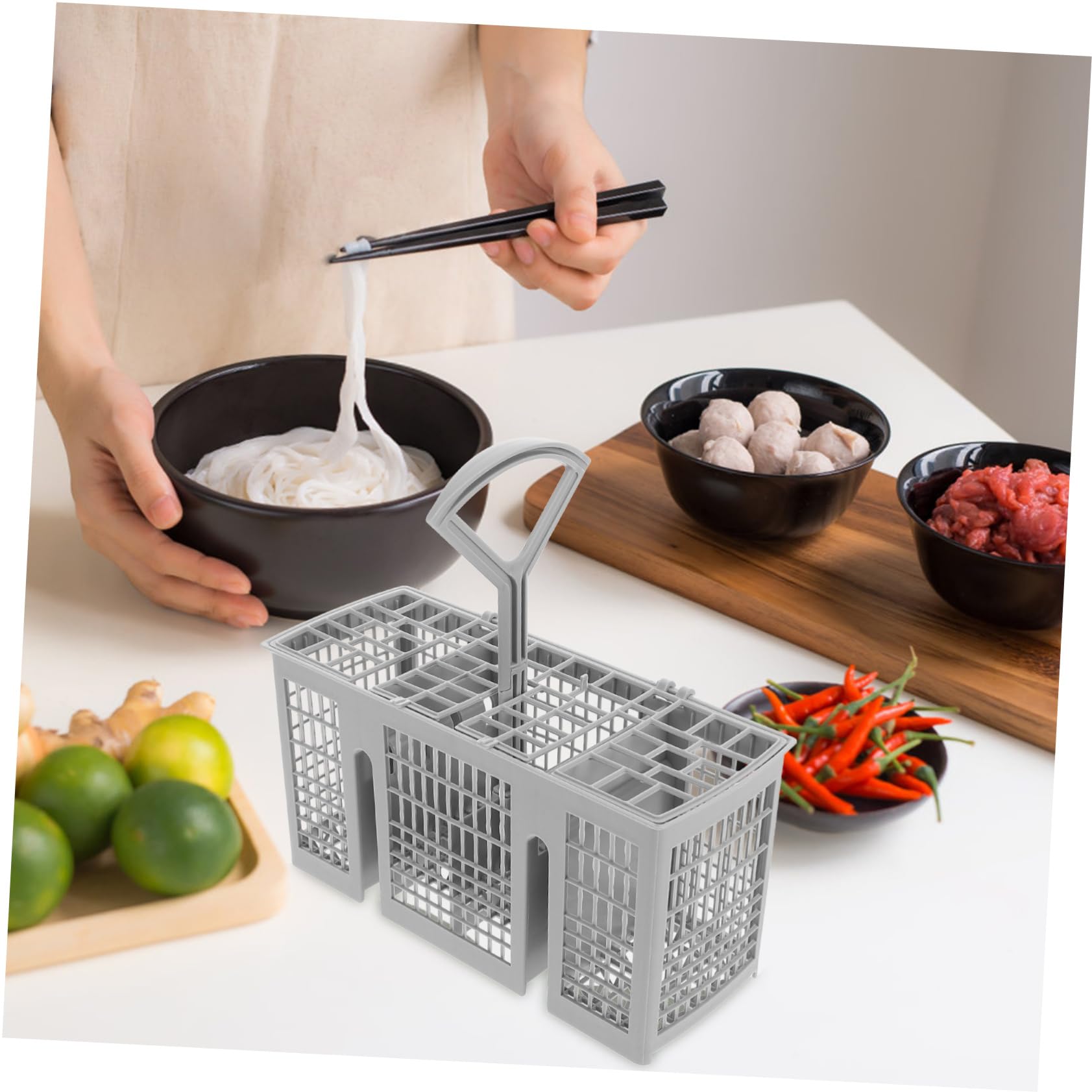 OSALADI 5 Cestas Para Cubiertos De Lavavajillas Soporte Para Cubiertos Cesta Para Utensilios Estante Para Lavavajillas a Para os a De Repuesto Para
