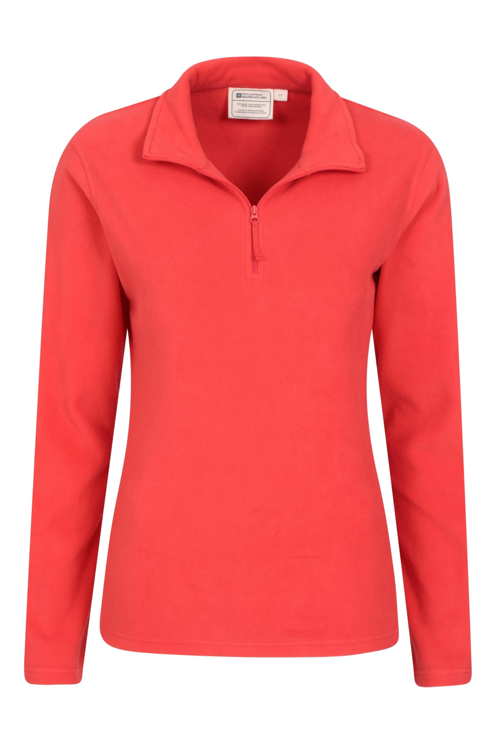 Mountain Warehouse Camber Half Zip Women's Fleece - Lightweight, Warm & Cosy Half Zip Sweatshirt - Best for Spring Summer, Camping, Outdoors, Travelling & Hiking — view 9