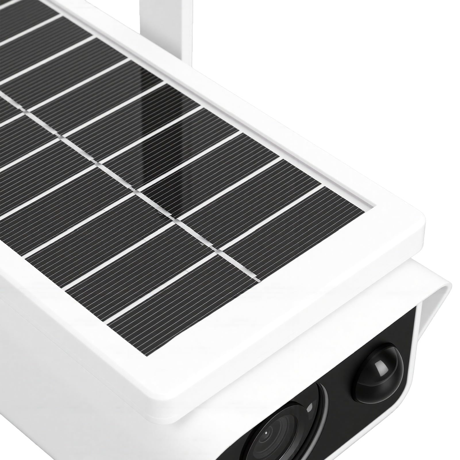banapoy Solar-Überwachungskameras, Kabellos für den Außenbereich, 3 MP WiFi-Außenkamera mit 1080P-Vollfarb-Nachtsicht, 24/7-Aufzeichnung, KI-Bewegungserkennung, für den Innenhof