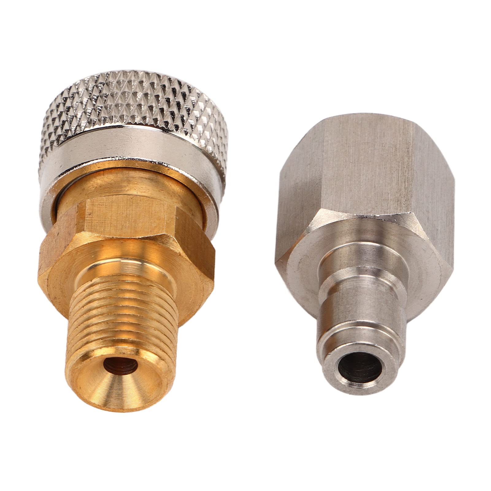 Lot De 2 Connecteurs Déconnexion Rapide 1/8 BSPP Acier Inoxydable - Pour PCP Paintball Et Air Comprimé